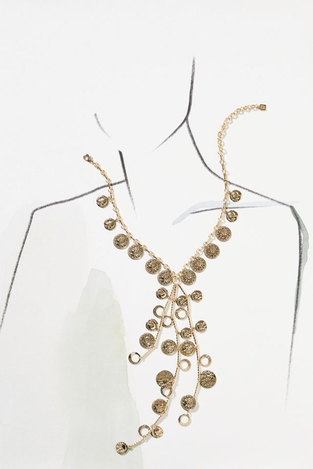 Dannijo Gaia Coin Y-Necklace #2