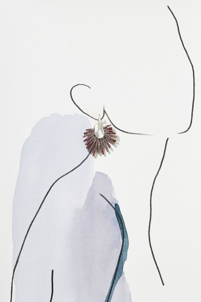 Dannijo Kraviz Firework Hoop Earrings #2
