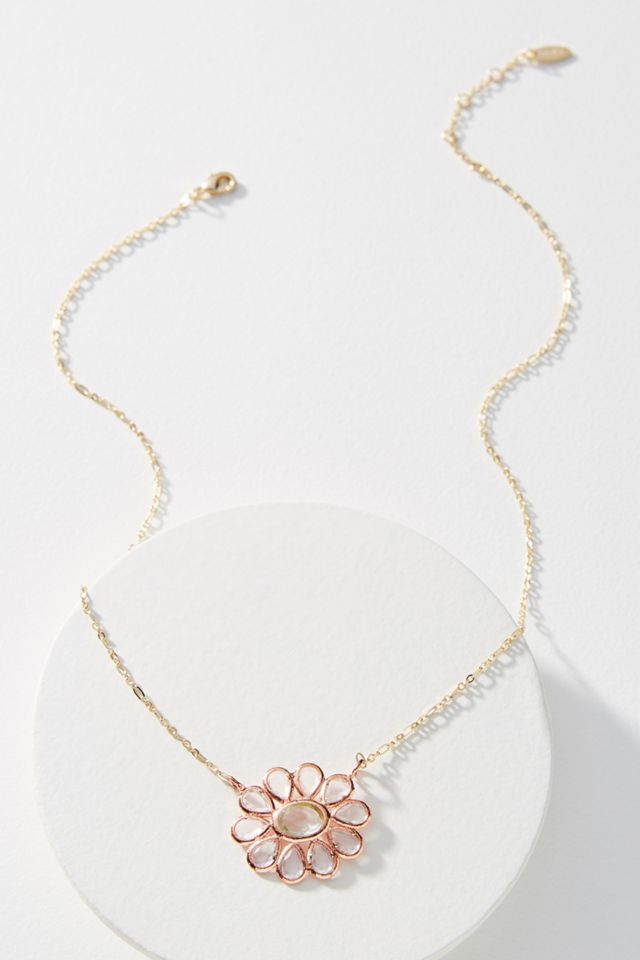 Desert Flower Pendant Necklace #1