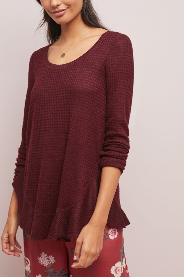 Open-Back Waffle Tunic #2