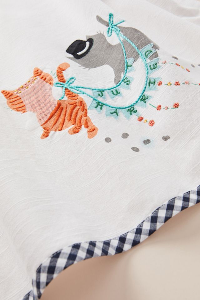 Carly Home Wedding Cats Dish Towel #1