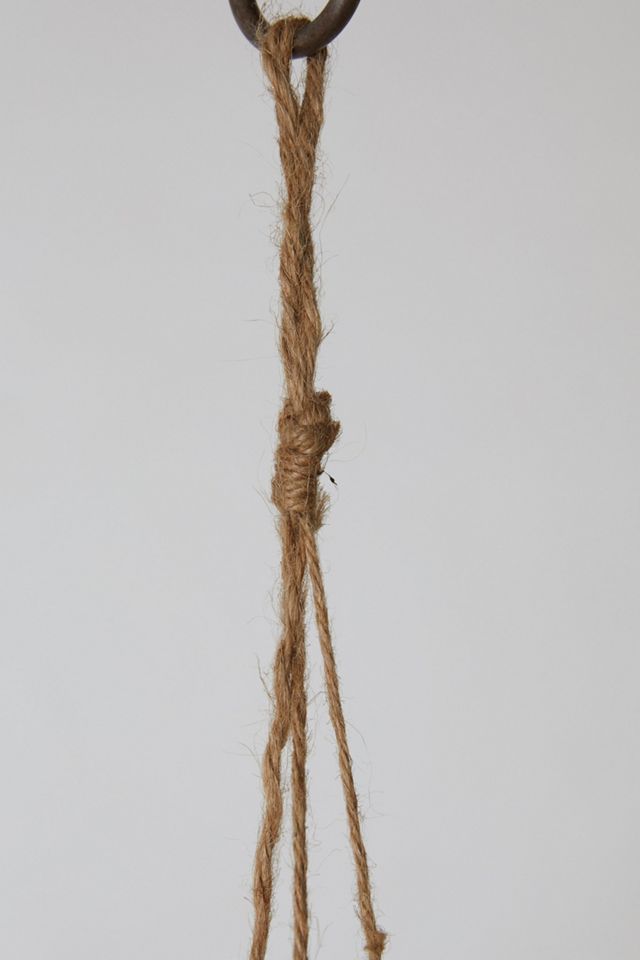 Faux Potted Hanging Plant #2