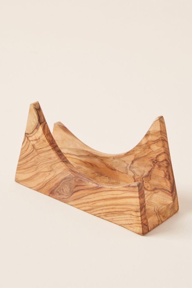 Olive Wood Sponge Holder #1