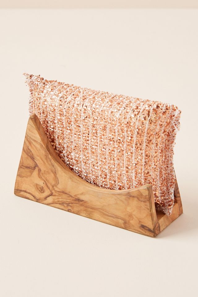 Olive Wood Sponge Holder