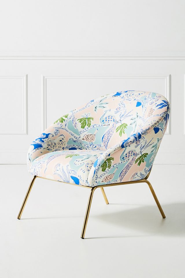 Midnight Jasmine Hillside Accent Chair #1