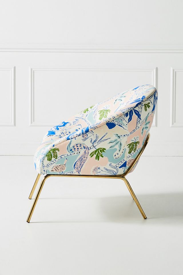 Midnight Jasmine Hillside Accent Chair #3