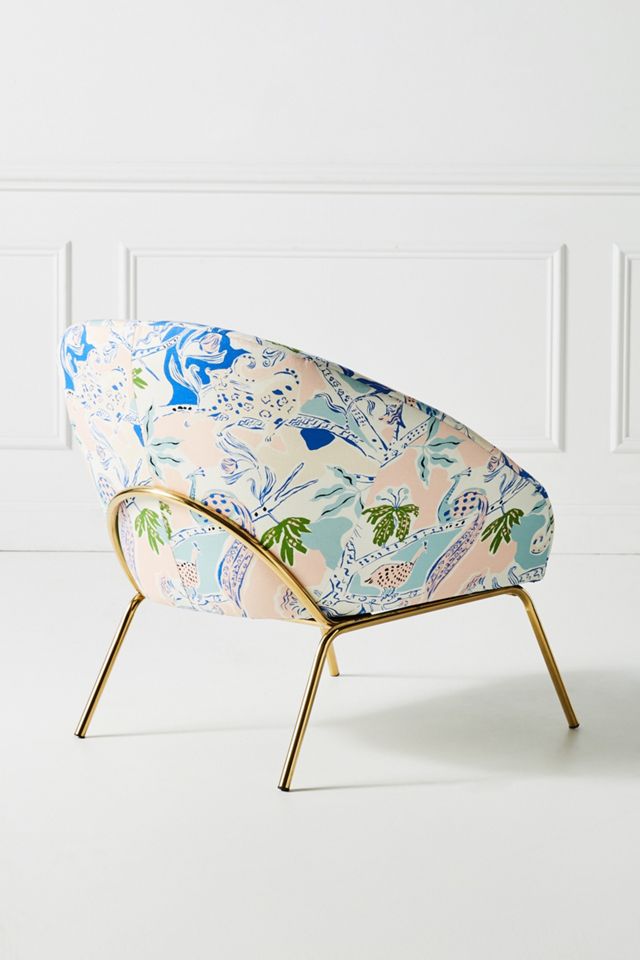 Midnight Jasmine Hillside Accent Chair #4