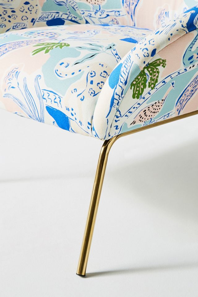 Midnight Jasmine Hillside Accent Chair #5