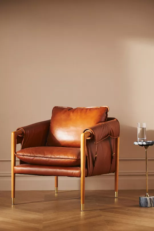 Havana Leather Chair – Anthropologie