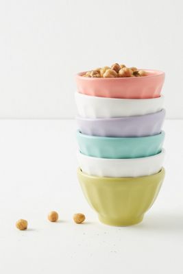 Mini Matte Latte Bowls, Set of 6