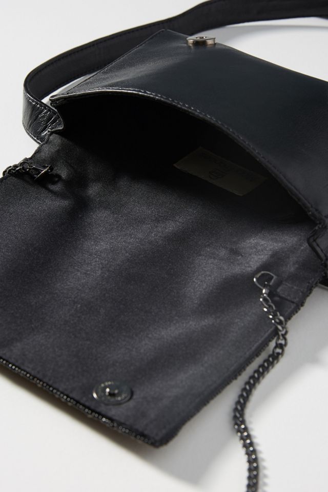 Anthropologie Black Quilted Chain Belt Bag | NWOT Anthropologie Black Quilted Chain Belt Bag | NWOT main image 4