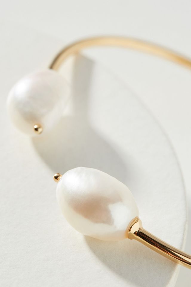 Ariella Freshwater Pearl Cuff Bracelet #1