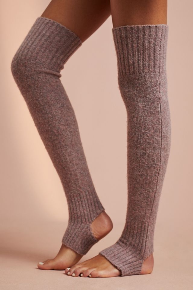 Marled Stirrup Leg Warmers #1