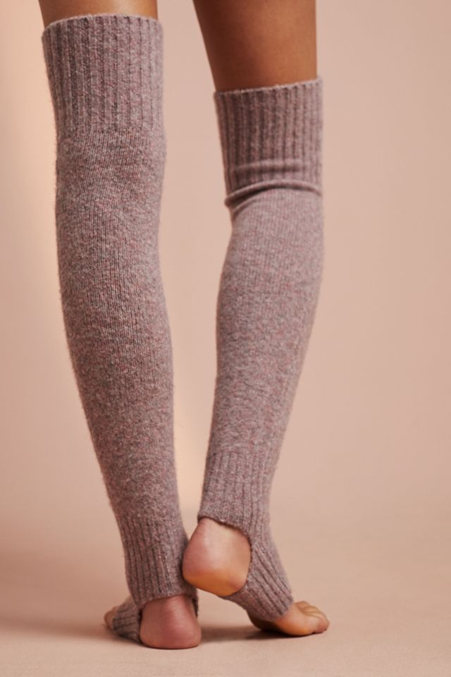 Marled Stirrup Leg Warmers #2