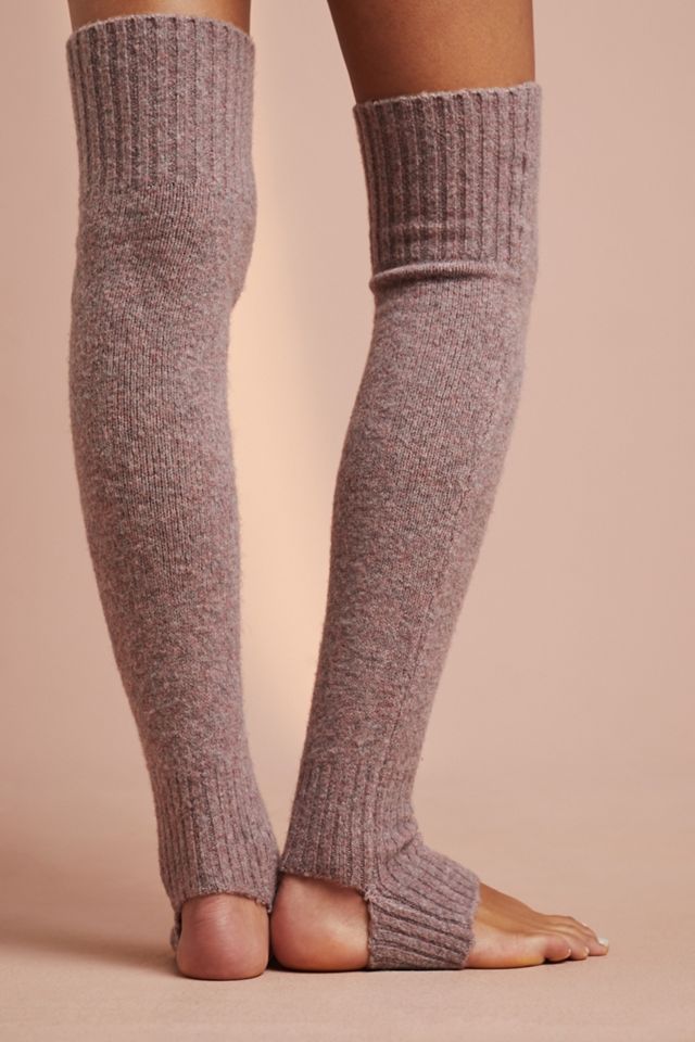 Marled Stirrup Leg Warmers #3