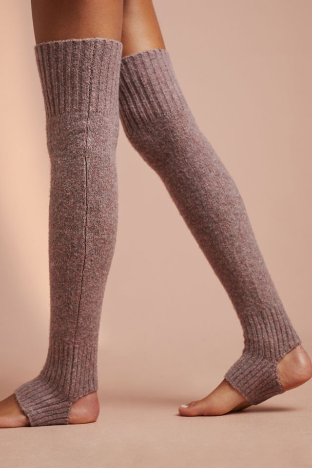 Marled Stirrup Leg Warmers