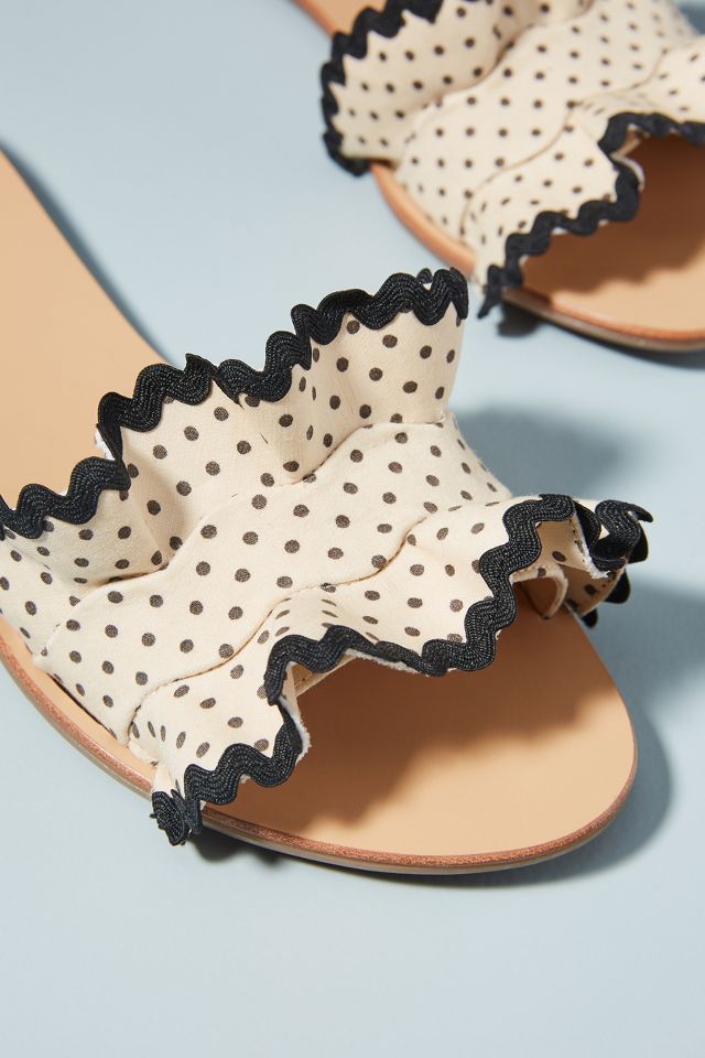 Celeb birdie ruffle discount slide loeffler randall