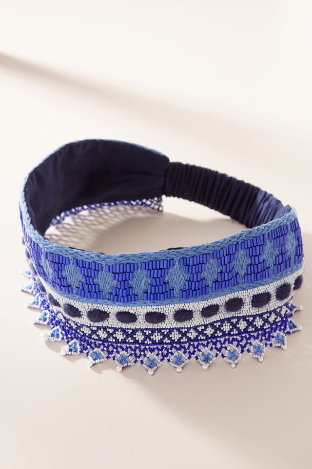Mignonne Gavigan Nonna Beaded Headband | Anthropologie display picture 1