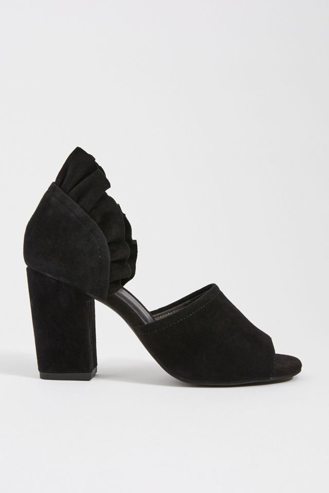 Seychelles Tropical Ruffled Heeled Sandals