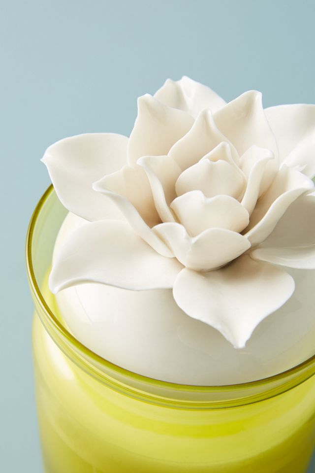 Spring's Eden Ceramic Flower Candle #1