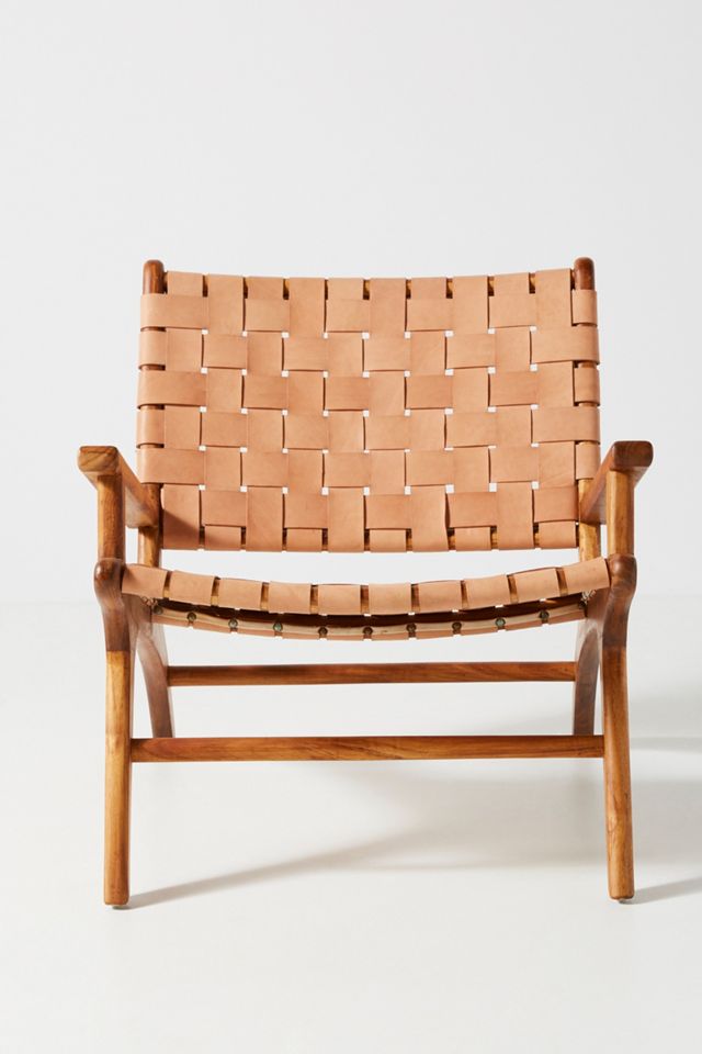 Kamara Leather-Loomed Chair #1