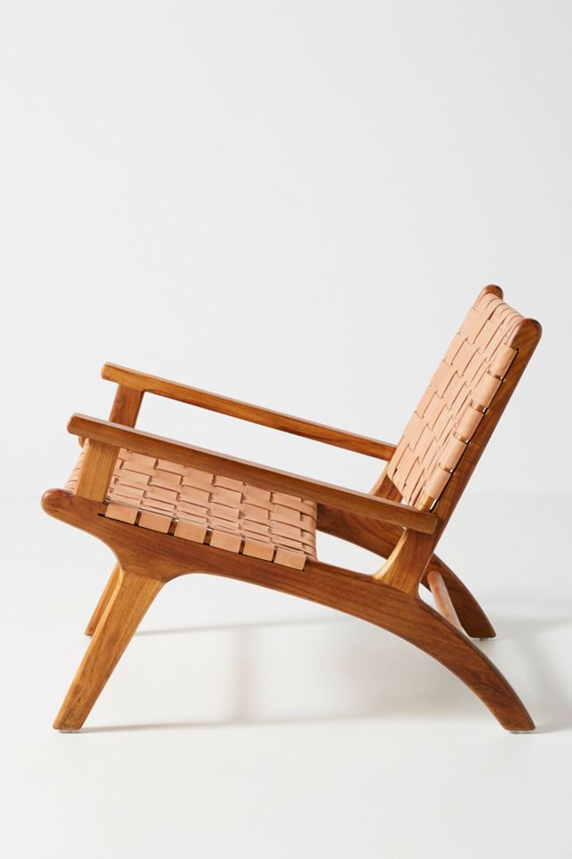 Kamara Leather-Loomed Chair #3