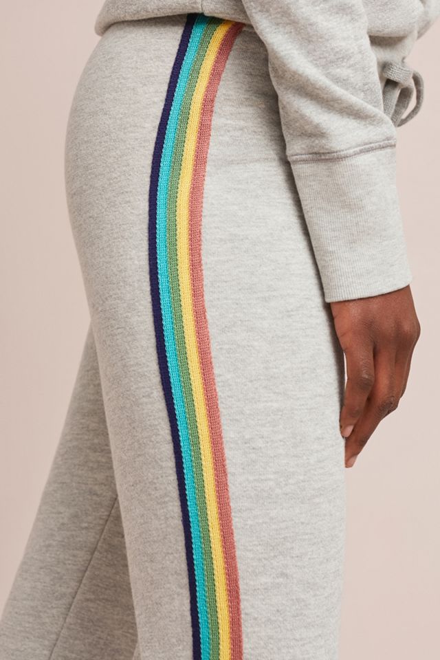 Sundry Rainbow-Striped Sweatpants #1