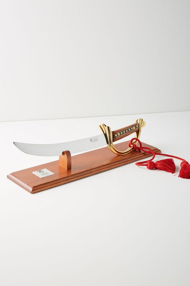 Josephine Wood Inlay Champagne Sabre #1