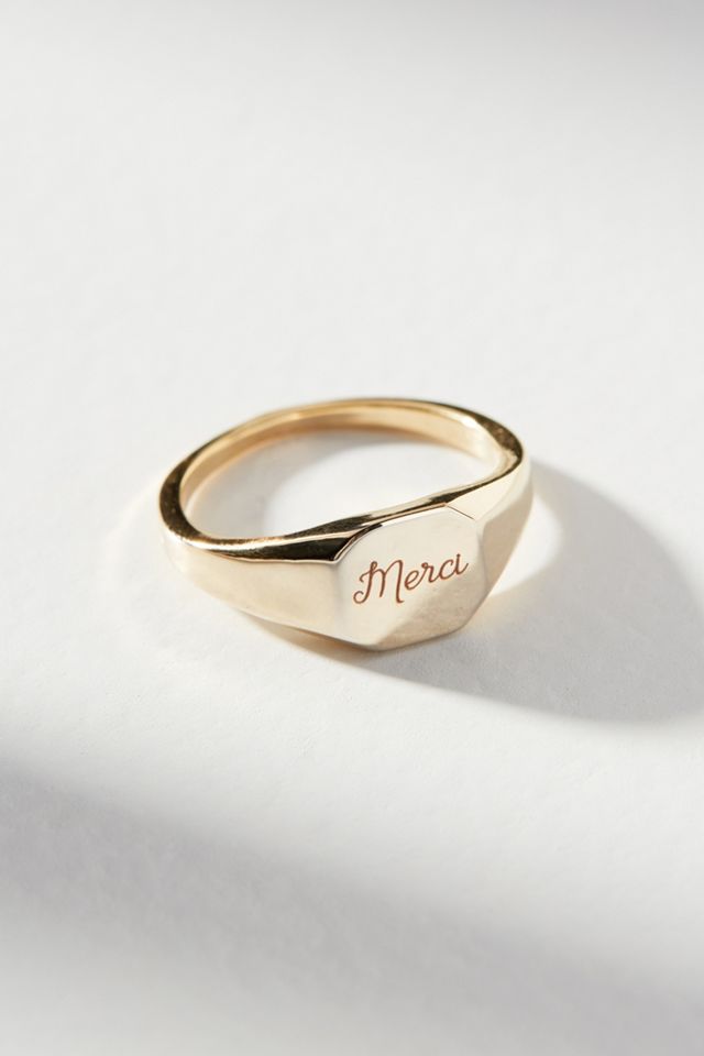 Sweet Nothings Signet Ring #1