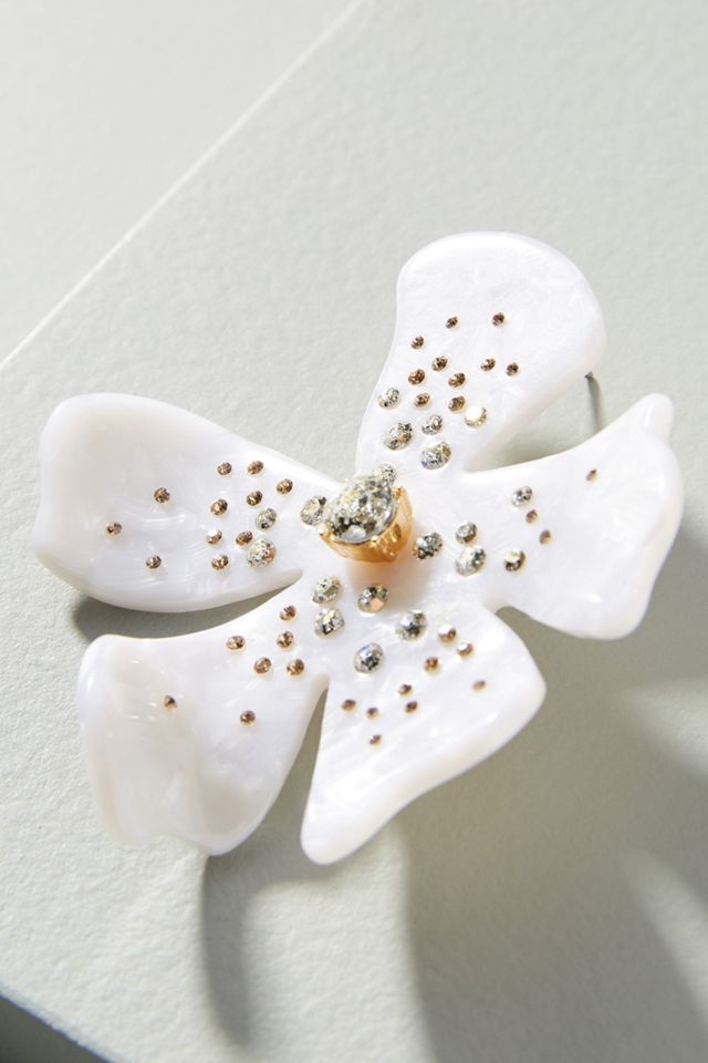 BaubleBar Perla Resin Flower Earrings #1