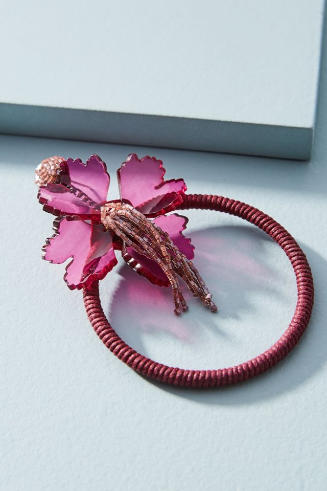Tammy Floral Hooped Post Earrings #1
