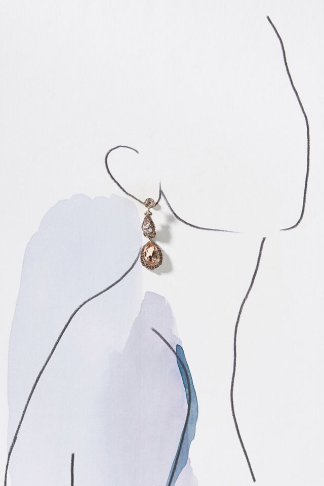 Abby Linear Drop Earrings #2