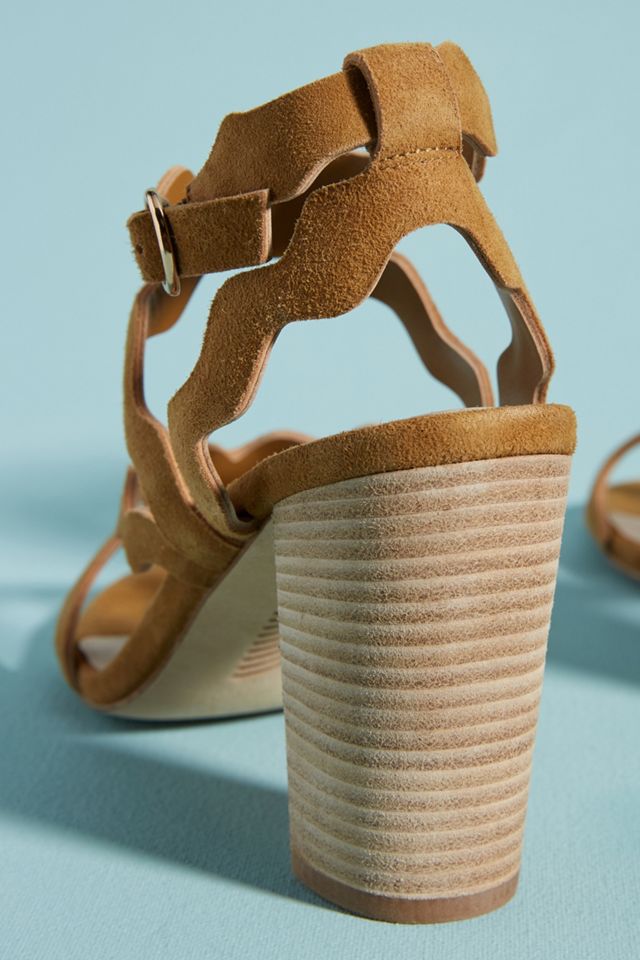 Paige Sage Scalloped Heels #3