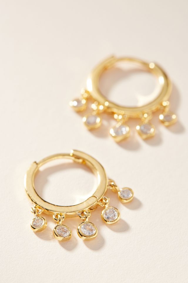 Jingle Hugger Hoop Earrings | Anthropologie