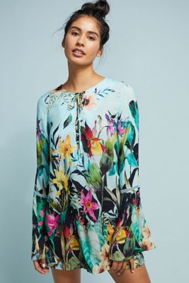 Nanette Lepore Tropical Cover-Up Dress