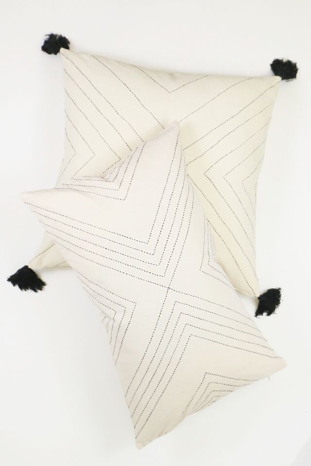 Anthropologie tassel pillow hotsell