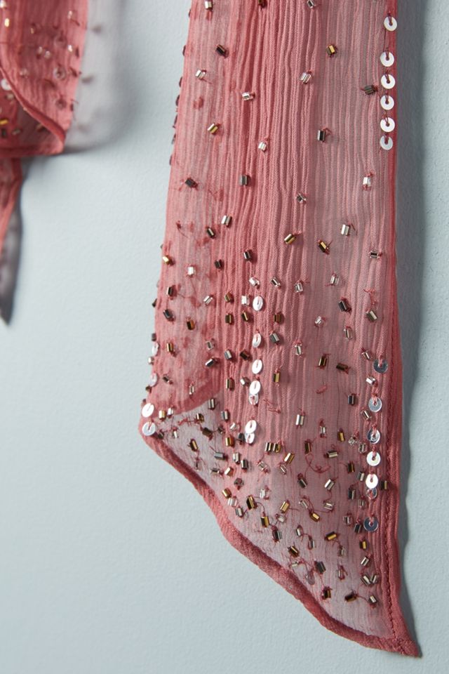 McKayla Sheer Skinny Scarf #1