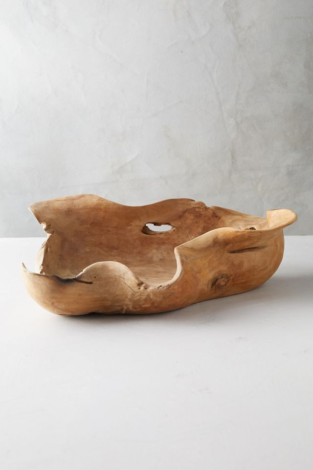 Extra Large Teak Bowl #1