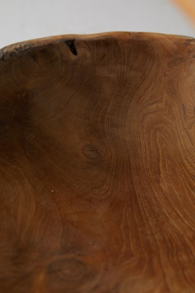 Teak Wood Basket #5