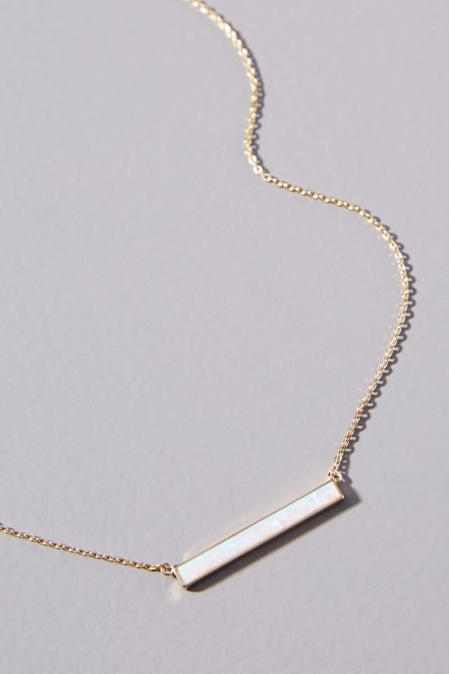 Inlay Bar Necklace #1