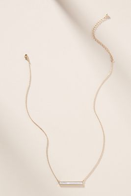 Inlay Bar Necklace