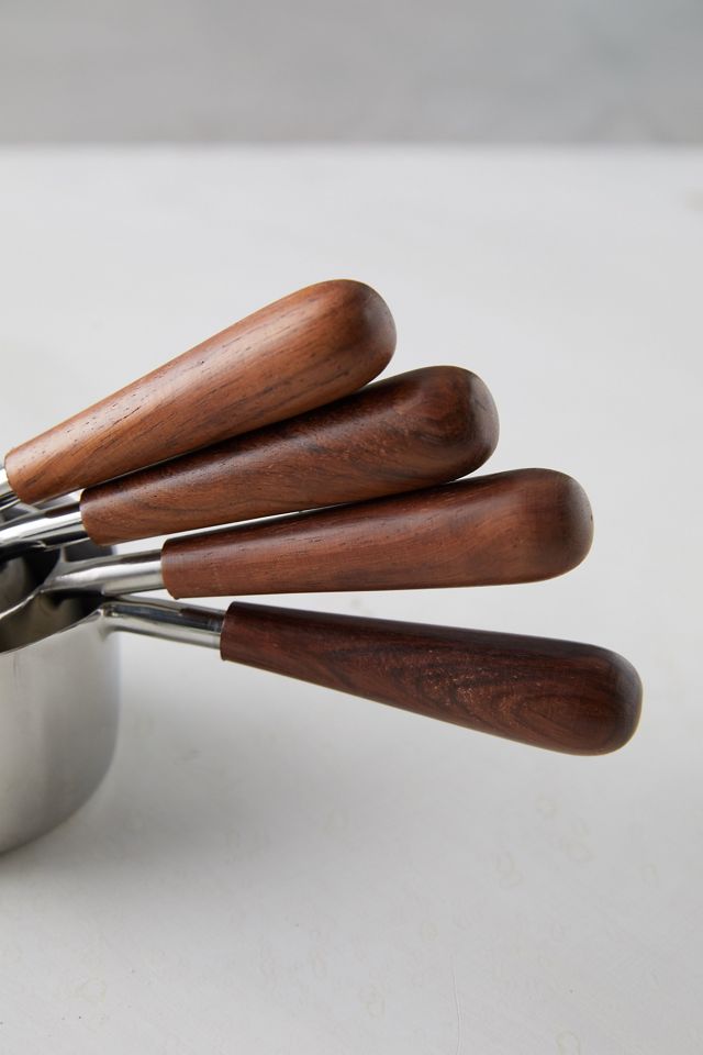 Wood Handle Measuring Cup Set #2