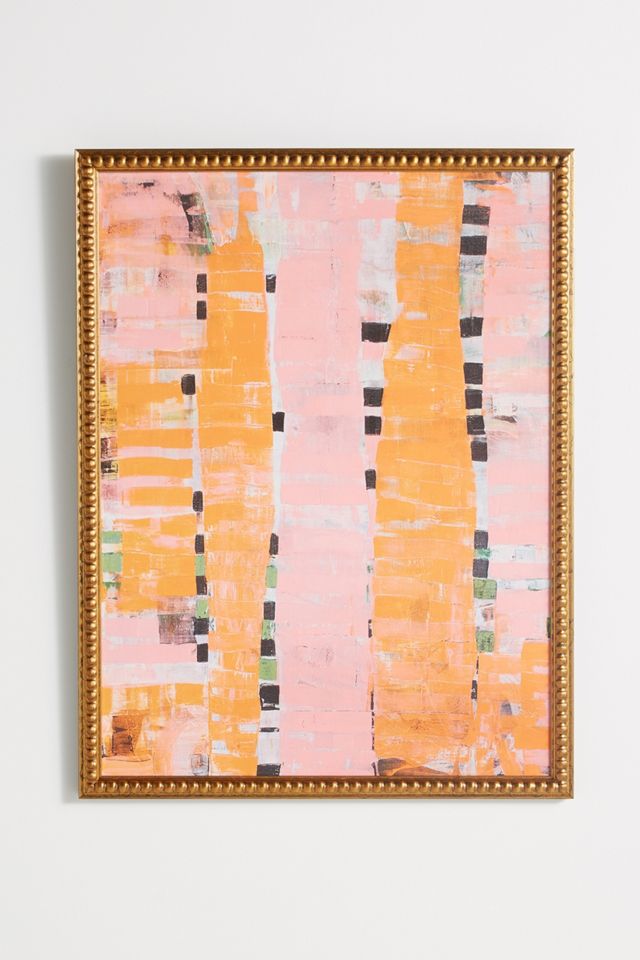 Pink Orange Wall Art #1