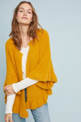 Marigold Ruffled Kimono