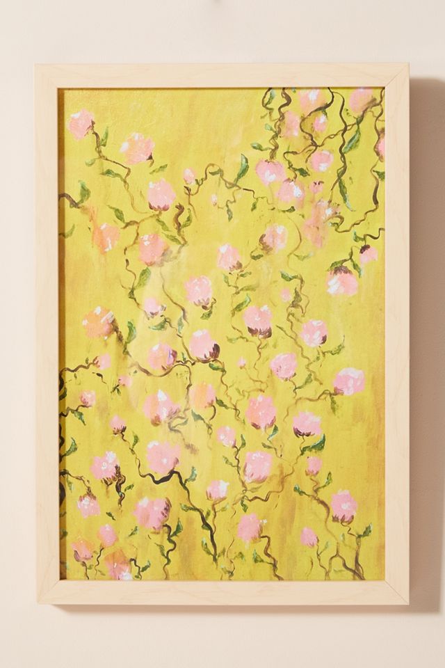 Yellow Pink Wall Art #1