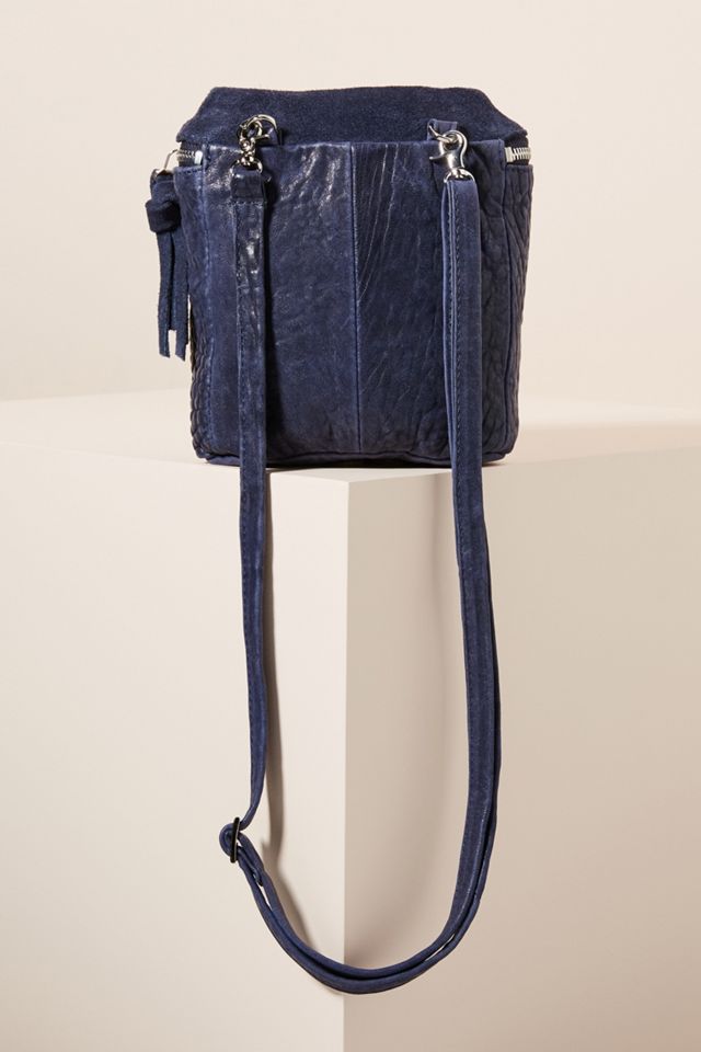 Amali Embossed Leather Bucket Bag #1