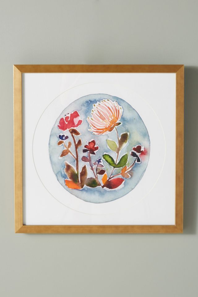 Flowers for the Sea Wall Art #1