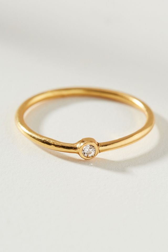 Ginger Gold Stacker Ring #1