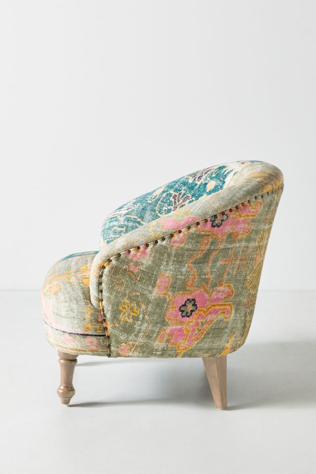 Rug-Printed Simon Accent Chair #2