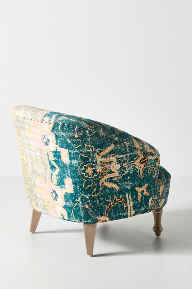 Rug-Printed Simon Accent Chair #3